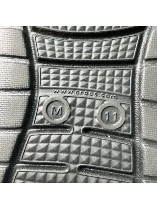 Crocs LiteRide Black & Gray Flip Flops M11 Lightweight Sandals For Men main image 4
